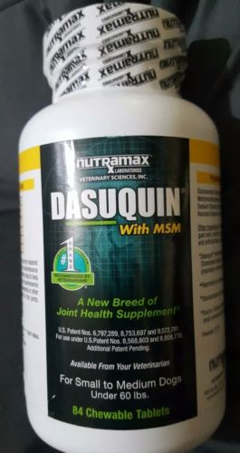 Nutramax Dasuquin with MSM Chewables Small/Medium Dog 84 Count