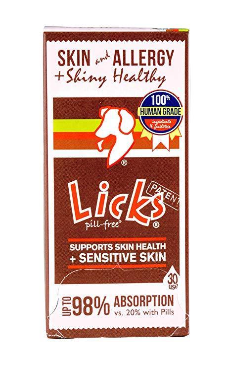 Licks Dog Skin & Allergy + Shiny Healthy 30 Use