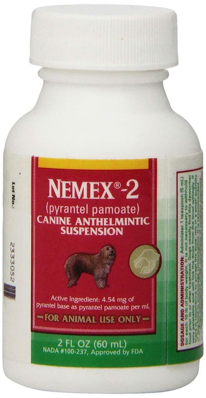 Nemex-2 (pyrantel pamoate oral suspension) Canine/Dog Wormer*2 oz. *Liquid