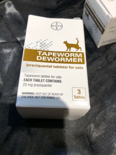 Bayer Expert Care Tapeworm Dewormer for Cats (3 Tablets) “FREE-SHIPPING”