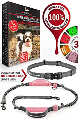 Pet Dreamland Hands Free Dog Leash - for Running/Hiking/Dog Training - Heavy - &