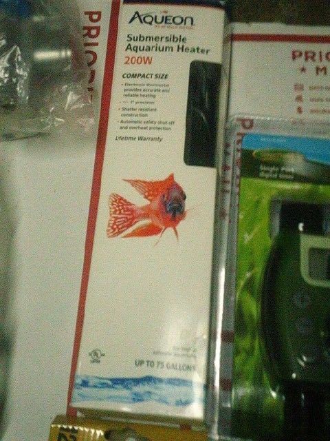 Brand New Aqueon Submersible Aquarium Heater 200w Free Shipping