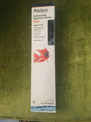 Aqueon 300W Submersible Aquarium Heater Size Up to 100 Gallons
