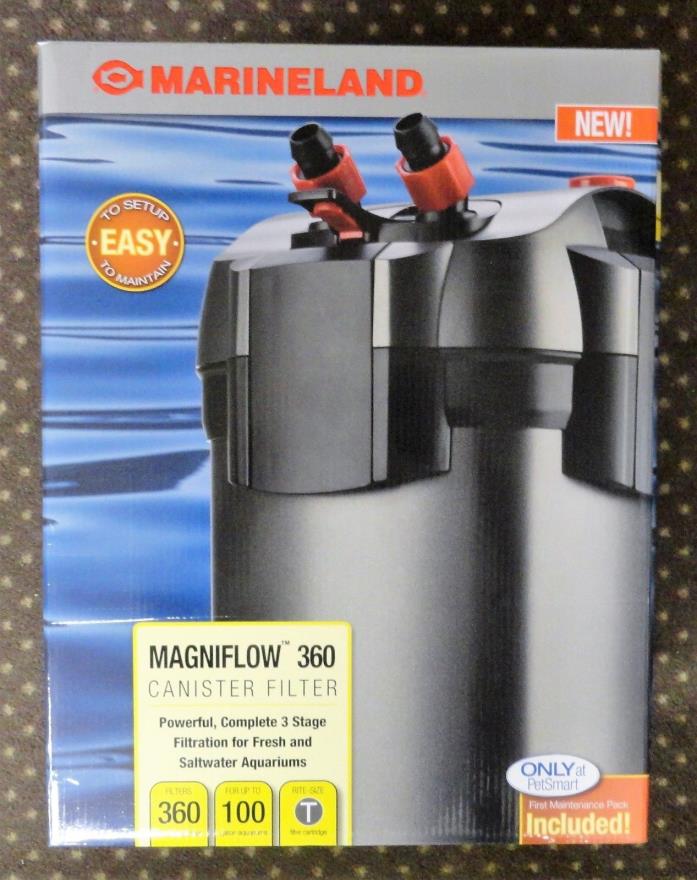 New In The Box Marineland Magniflow 360 Power Canister Filter Free Shipping