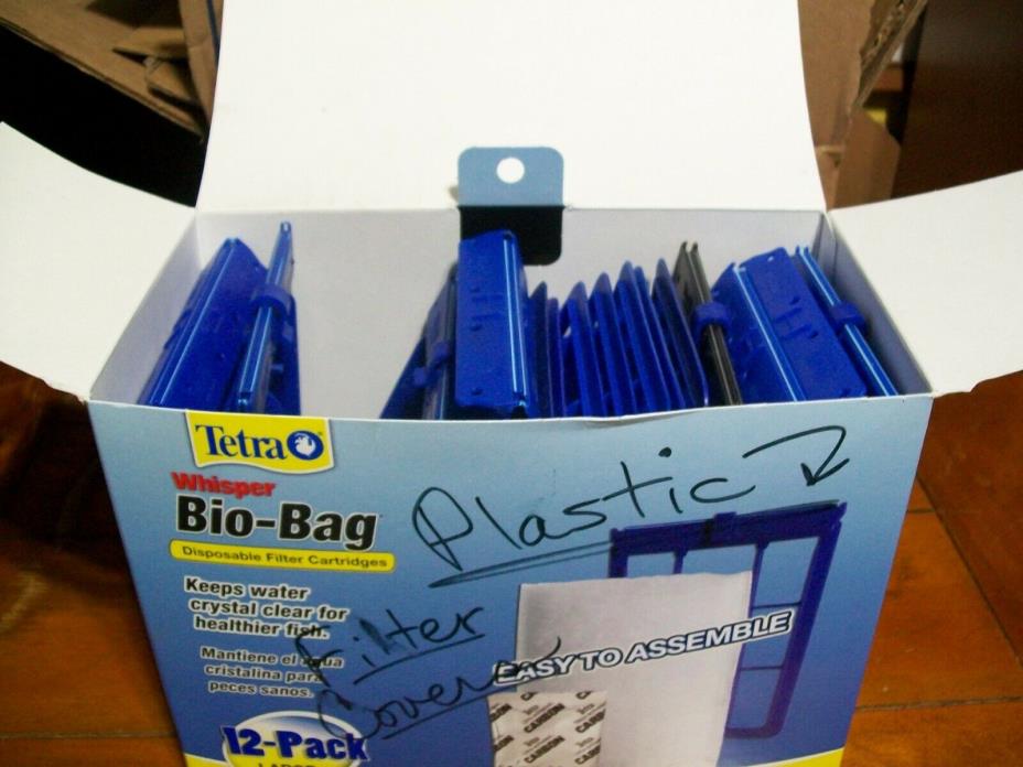 Tetra Whisper Bio-Bag Plastic Cartridge Inserts/holders 14 pack