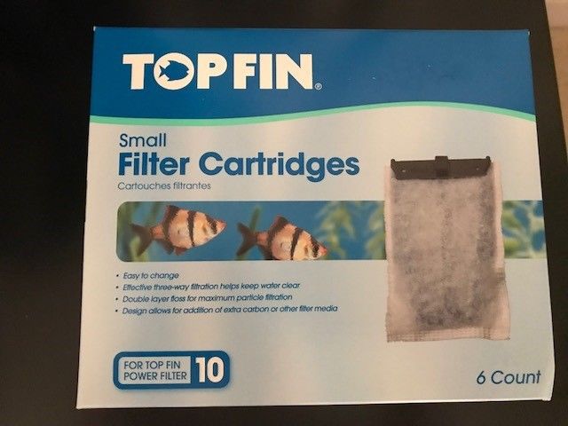 Top Fin small Filter Cartridges  6 count AUTHENTIC, free ship