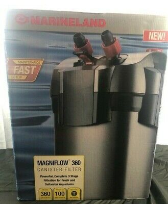 Marineland Magniflow Canister 360 for Aquarium Up to 100 Gallons