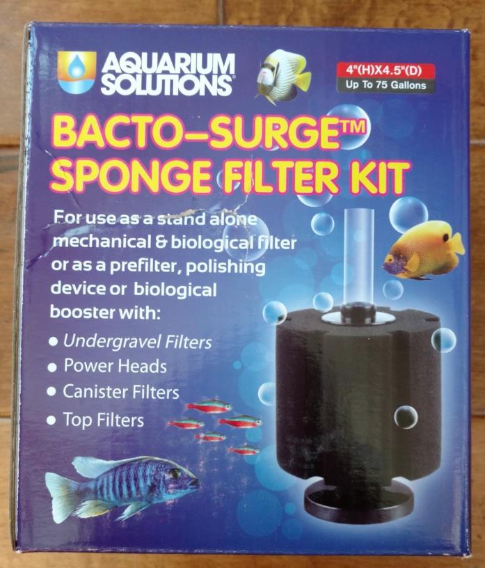 Hikari Aquarium  Bacto-Surge Foam Sponge Filter - Large Aquariums up to 75 Ga