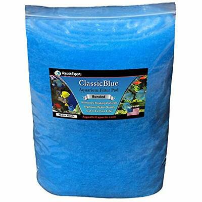 Aquatic Experts Classic Bonded Aquarium Filter Pad -12 Inches By 72 .75 Blue And