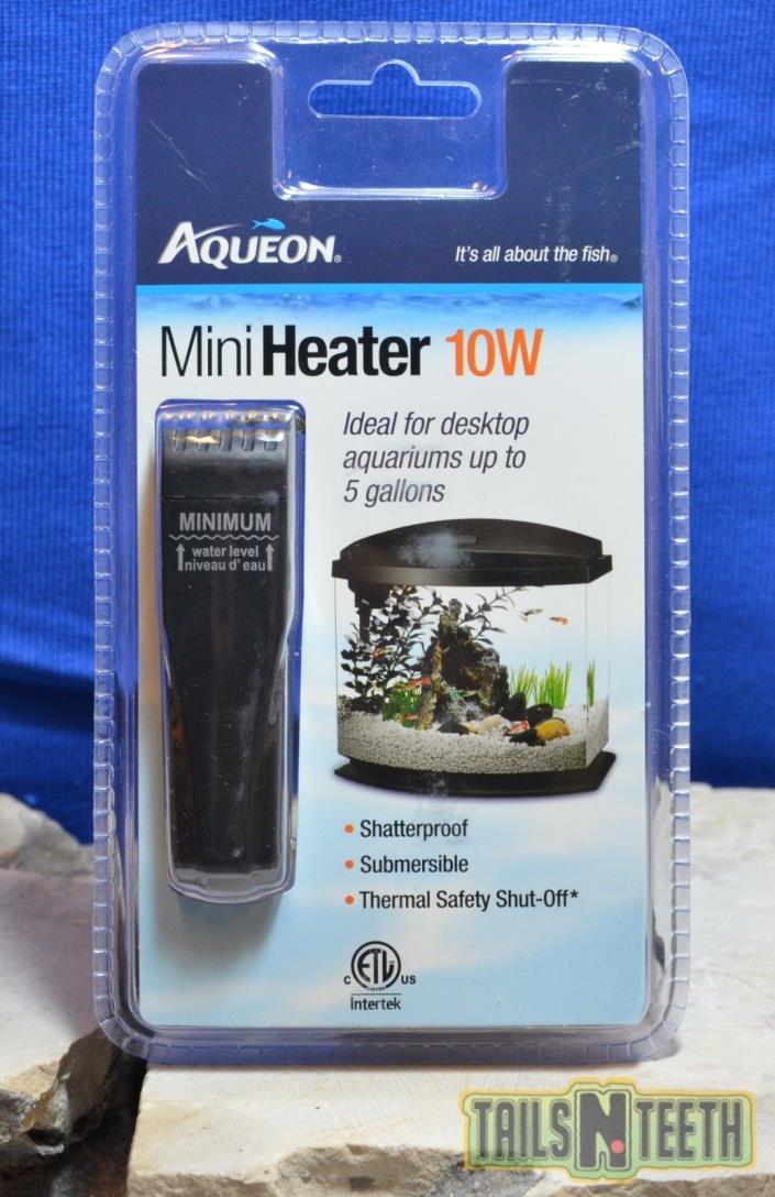 Aqueon Aquatic Mini Heater 10w for Aquariums up to 5 Gallons