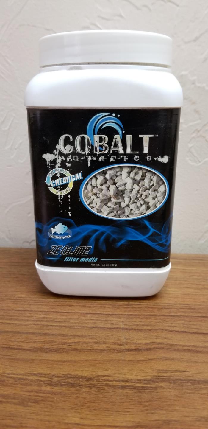 Cobalt Aquatics Premium Aquarium Zeolite Media with Bag, 10.6 oz Jar