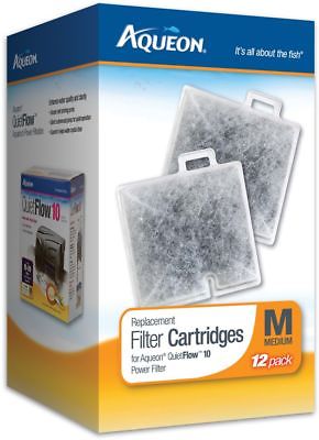 Aqueon Replacement Filter Cartridges, Medium 12ct
