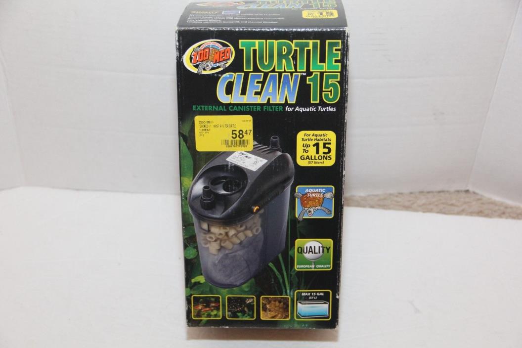 Zoo Med Turtle Clean 15 Brand New for Aquatic Turtles