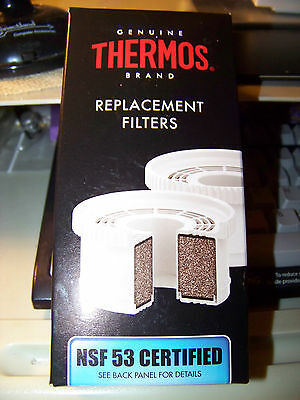 Thermos Replacement Water Filter Cartridges - 2 Pk - Fits TP4900 & TS4900 Tritan