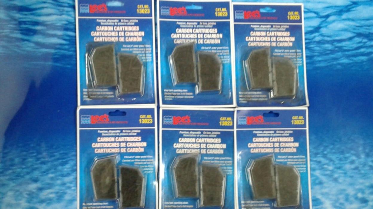 LEE'S PREMIUM DISPOSABLE CARBON CARTRIDGES # 13023-  6 SETS OF 2 PACKS-FAST
