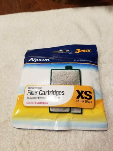 Aqueon Filter Cartridge Extra Small 3 Pack. **Free Shipping**