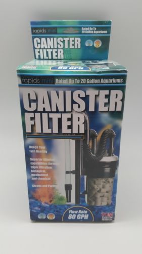 Koller Craft TOM Rapids Mini CANISTER FILTER Ideal for Planted Aquariums TM1300