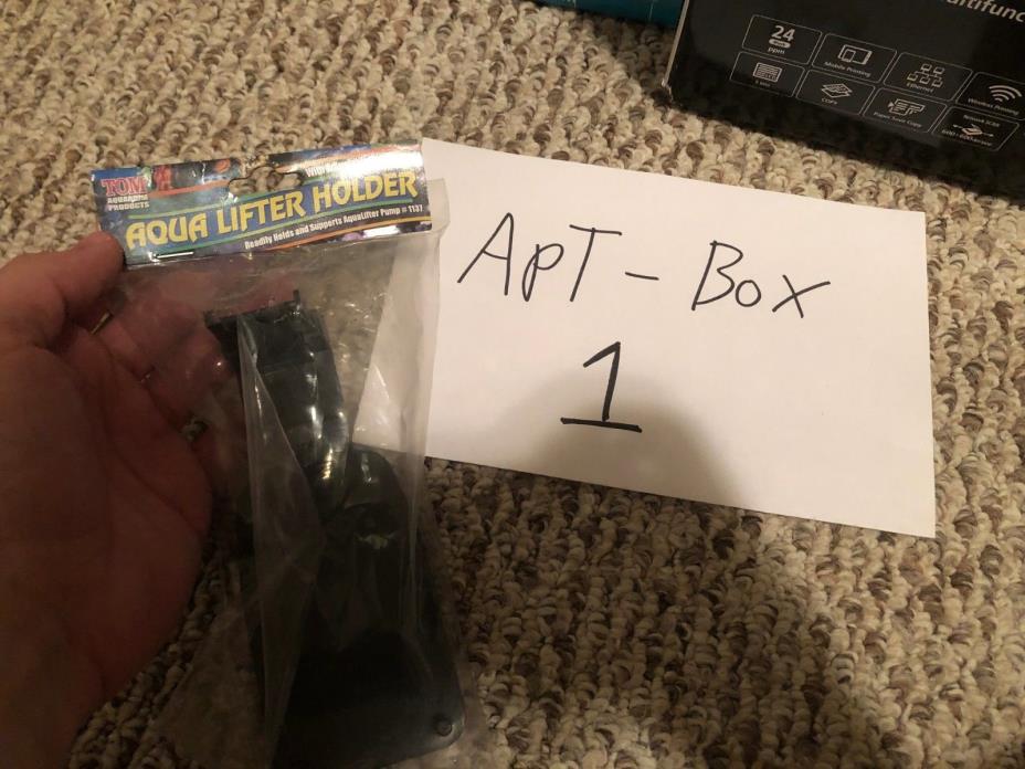Aqua Lifter Holder Black Clamp For Tank or Sump TOM Aquarium Products