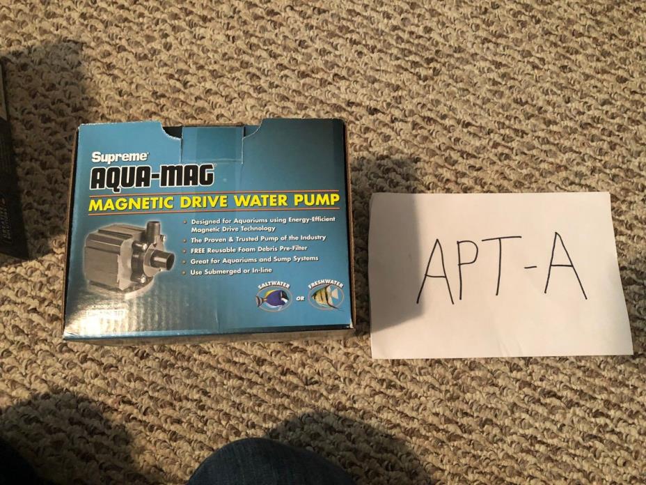 New Danner Supreme Aqua-Mag Pump Magnetic Drive Water Pump 500 gph