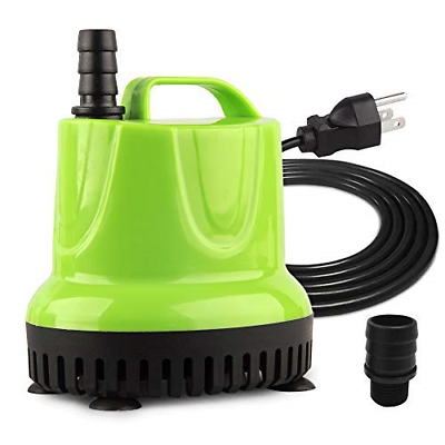 FREESEA 330 GPH, 25W Small Submersible Water Pump for Pond, Aquarium, Fish Tank