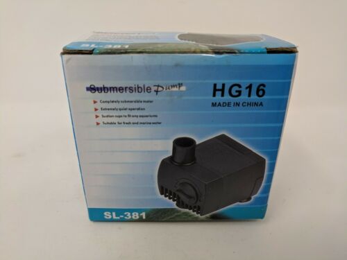 SL-381 Submersible Aquarium Water Pump HG16 - New