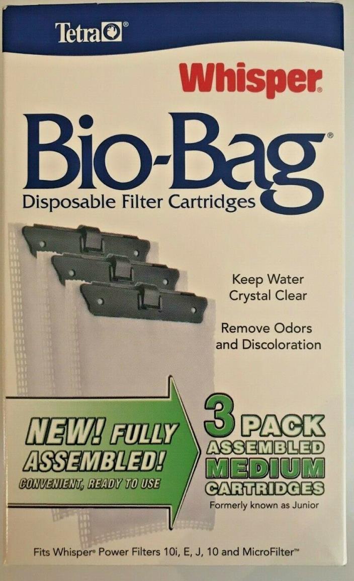 Tetra Whisper Disposable  Bio-Bag  25900-01 25900 10i E J 10 MicroFilter 3 pack