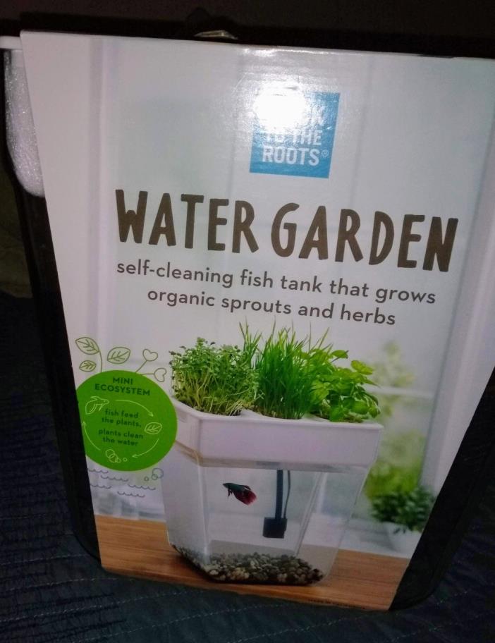 Back to the Roots Water Garden Betta Fish Tank, 3 Gallon. Hydroponics...