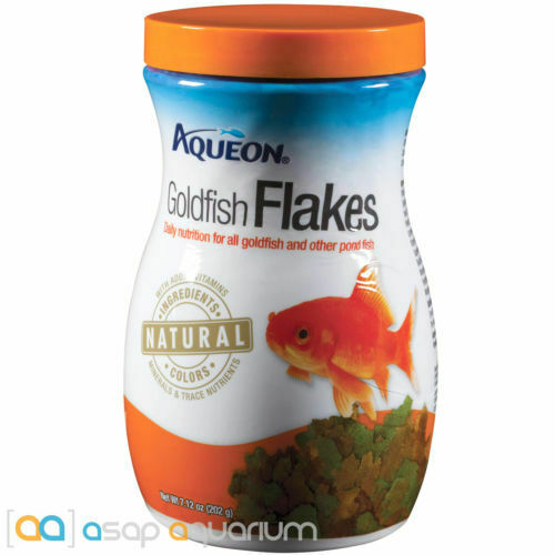 Aqueon Goldfish Flakes Fish Food 7.12 oz Jar Fast Free USA Shipping