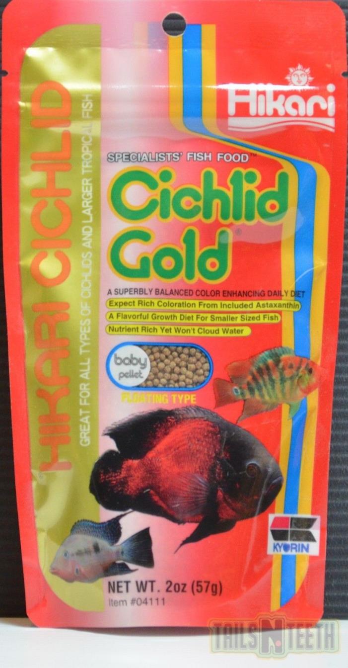 Hikari Cichlid Gold Baby Pellet 57g - Colour Enhancing Diet