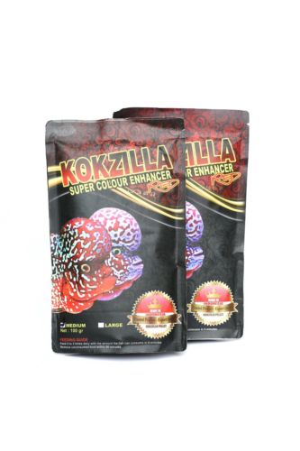 Kokzilla Red Super Color Enhancer 100g Large size Flowerhorn Floating Pellets