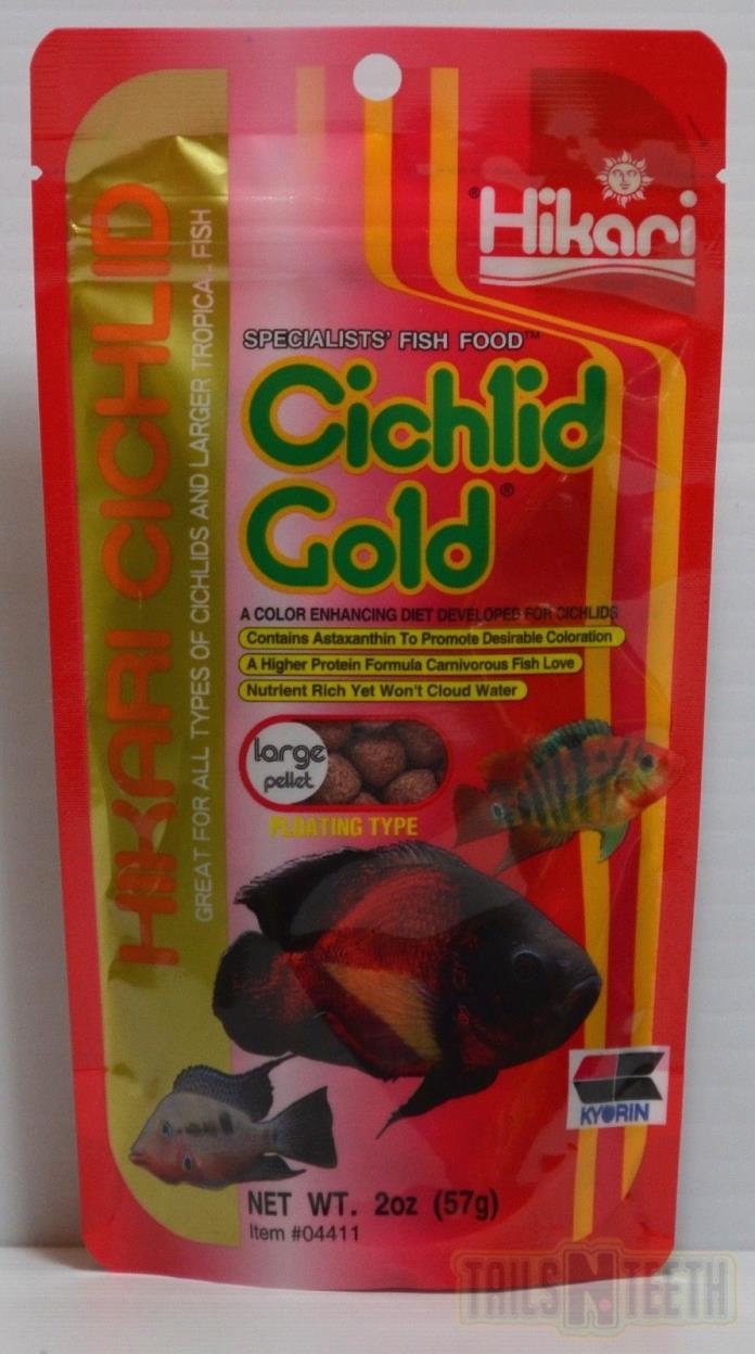 Hikari Cichlid Gold Large Pellet 57g - Colour Enhancing Diet