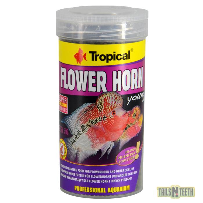 Tropical Flower Horn Young Floating Pellet 95g - Super Colour Enhancer