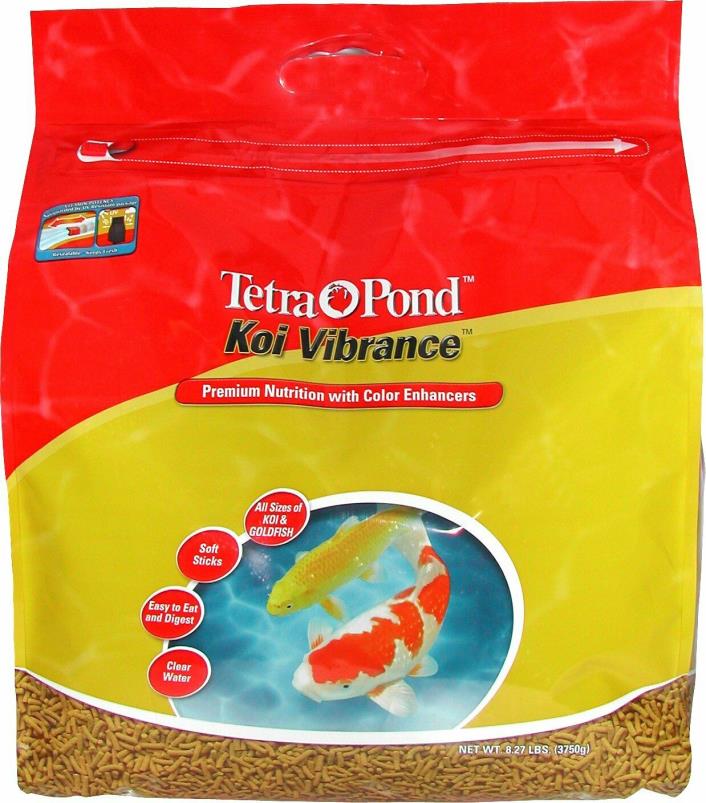Tetra Pond Koi Vibrance Color Enhancing Sticks Koi & Goldfish Food 8.27-lb bag