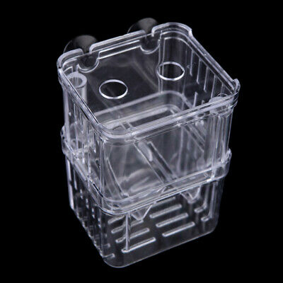 Multifunctional Fish Breeding Isolation Box for Aquarium 9.5*7*13cm L Size F1E4