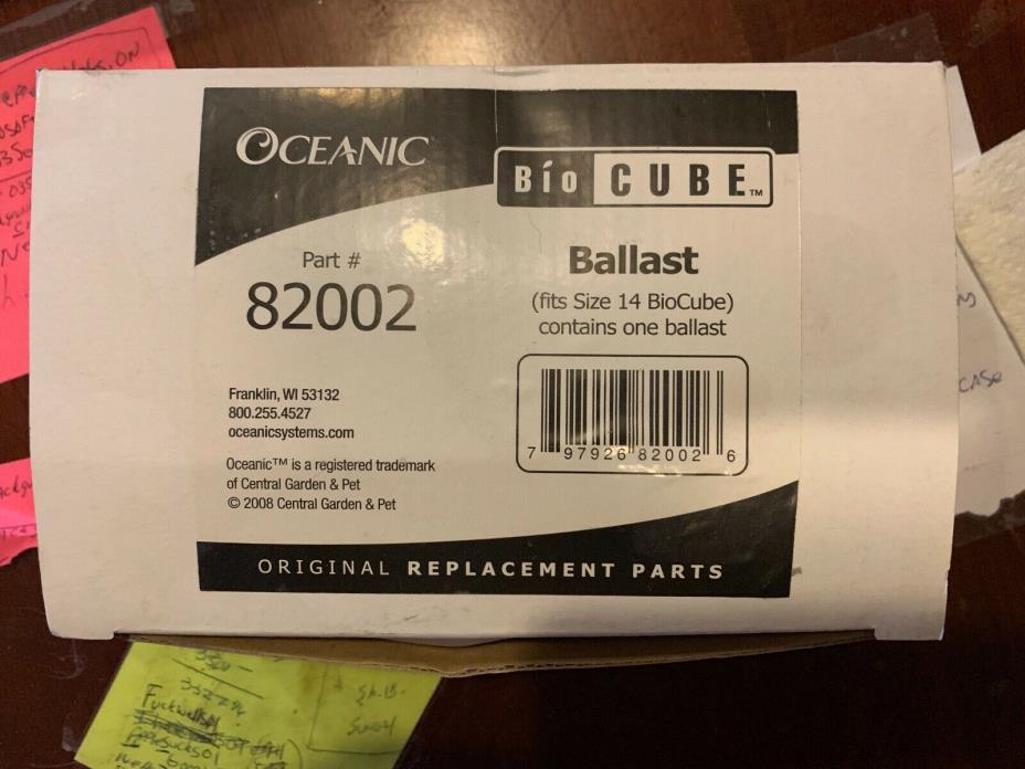 Oceanic BioCube 14 Gallon Light Ballast OEM Part #82002 NIB
