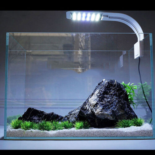 Super Slim LED Aquarium Light Plants Grow Lighting Waterproof Clip-on Lamp