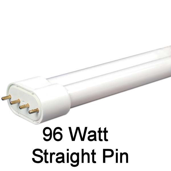 2 x 96 Watts Power Compact Fluorescent Light Bulbs PL Linear Straight Pin (....)