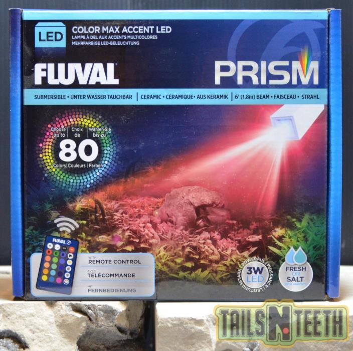 Fluval Prism Underwater Spotlight - Offers Up To 80 Different Lighting Options!!