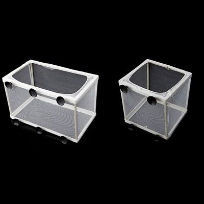 Aquarium Fish Tank Guppy Breeding Breeder Baby Fry Newborn Net Trap Box Hatchery