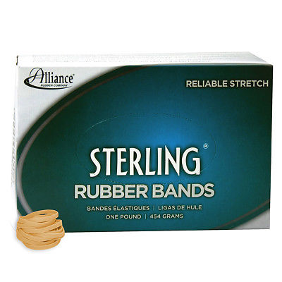 ALLIANCE - Sterling Ergonomically Correct Rubber Bands #27 - 1 Lbs. (454 g)