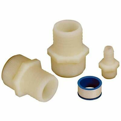 Plumbing Fittings Moeller Marine Waste Tank Adaper Kit (Straight Pipe To Hose)