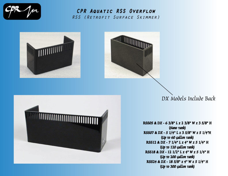 Retrofit Overflow Box by CPR (RSS18) Surface Skimmer  - Class A Second