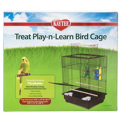 Kaytee Treat Play-n-Learn Parakeet Cage