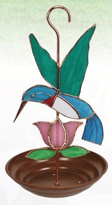 Gift Essentials Hummingbird with Flower Decorative Bird Feeder