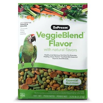 ZuPreem VeggieBlend Flavor Bird Food 3.25 lb