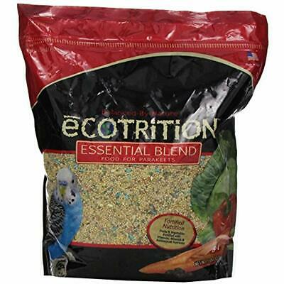 Ecotrition Essential Blend Food For Parakeets, 5 Pounds, Resealable Bag Pet