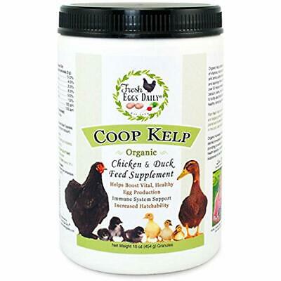 Fresh Eggs Daily Coop Kelp Organic Chicken And Duck Feed Supplement 1LB Pet