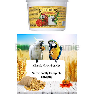 LAFEBER'S Classic Nutri-Berries Pet Bird Food, Made with Non-GMO and Human-Gr...