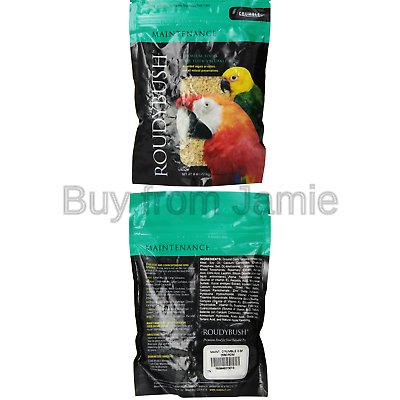 RoudyBush Daily Maintenance Bird Food, Crumbles, 8-Ounce