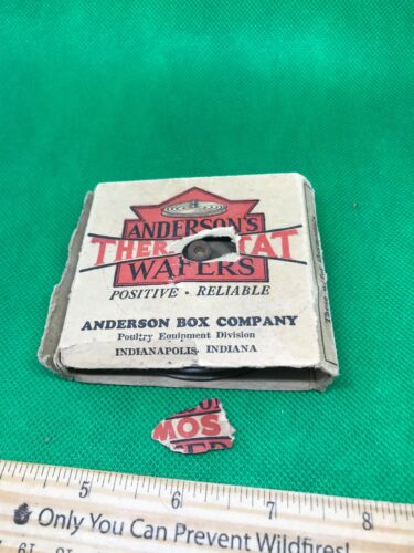 Anderson's thermostat wafer Brand New in Box  Very Rare & Collectable